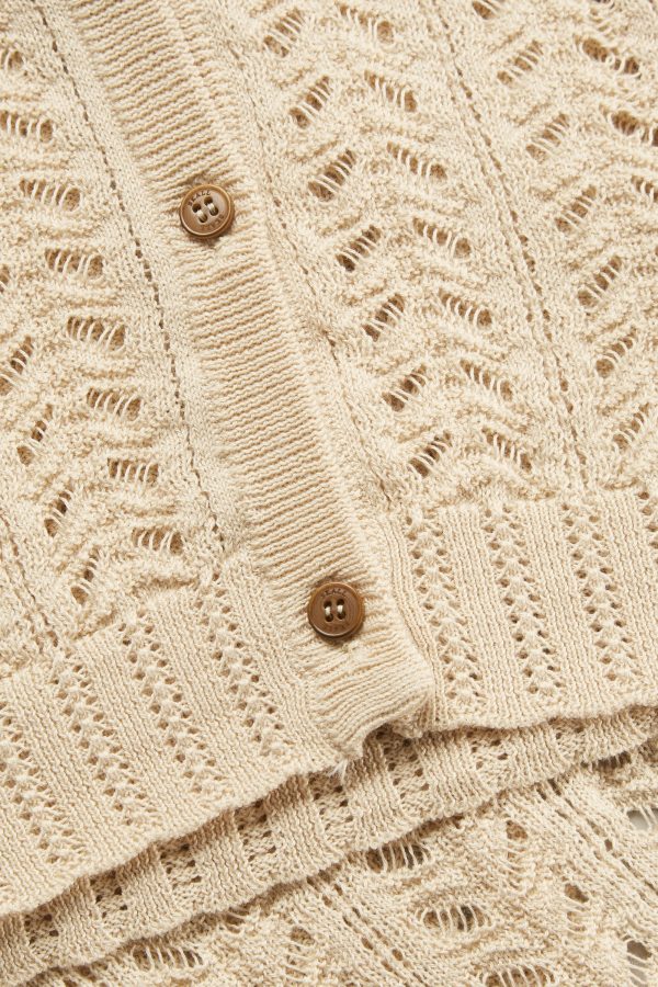 Ellis cardigan - Light beige Online-Verkauf – Bild 5