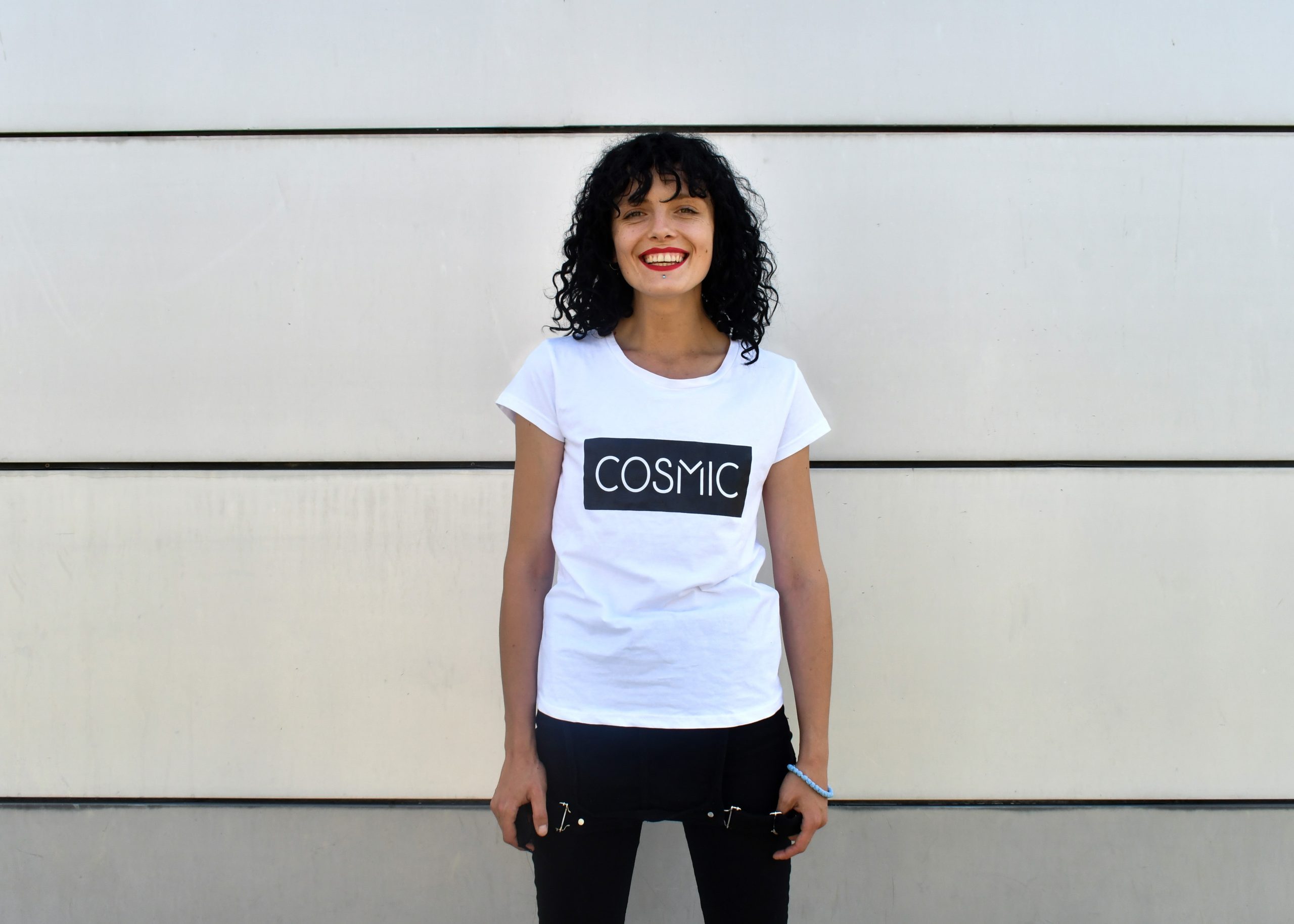 Cosmic, T-Shirt: Round Neck, Skinny Fit Mode