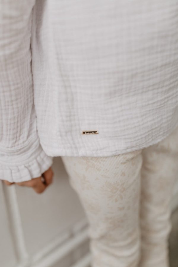 Schlupfbluse mit Rüschendetails Im Angebot – Bild 4