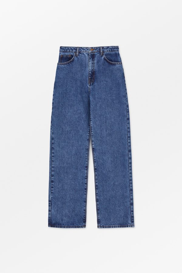 Maddy straight jeans - Mid blue Zu verkaufen
