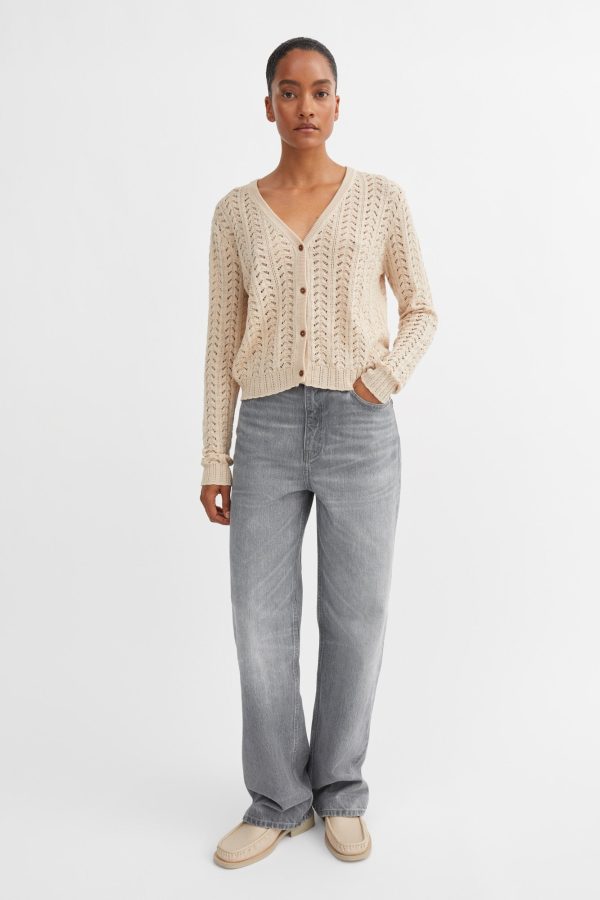 Ellis cardigan - Light beige Online-Verkauf – Bild 3