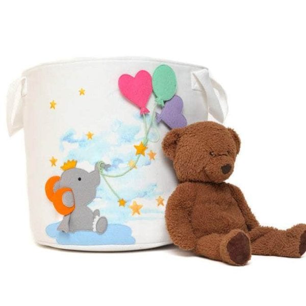 Elefant - Aufbewahrungsbox (rund) Mode – Bild 4