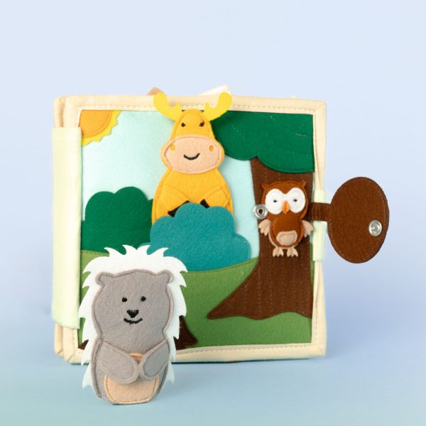 Tierfreunde - 6 Seiten Mini Quiet Book Online