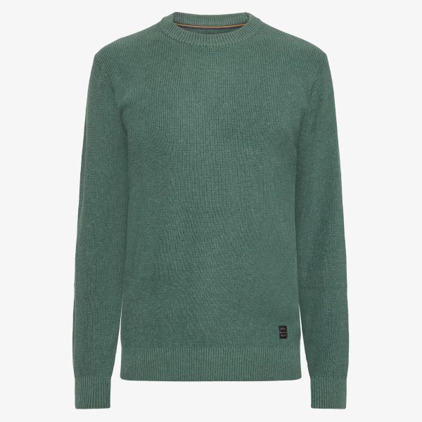 NicoSi Structure Knit + - Aged Green Mel Online