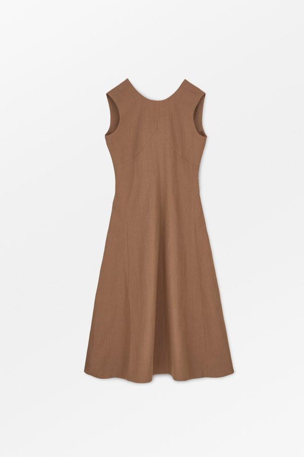 Antonia dress - Warm brown Jetzt online