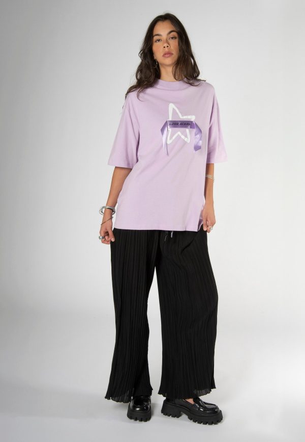 TAPED STAR TEE FADED LILAC Jetzt online – Bild 3