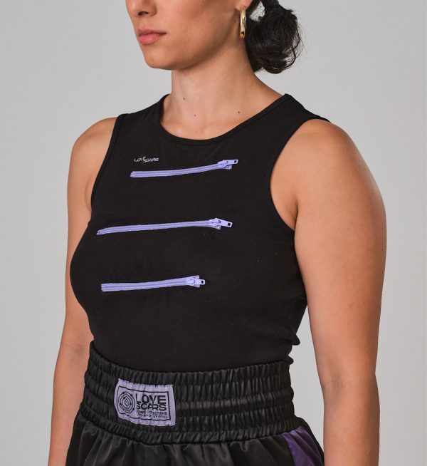 ZIP TANKTOP BLACK Jetzt online – Bild 3